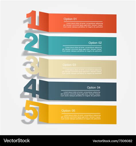 Banner infographic design template Royalty Free Vector Image