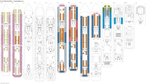 Costa Pacifica Volare Deck Plan Tour