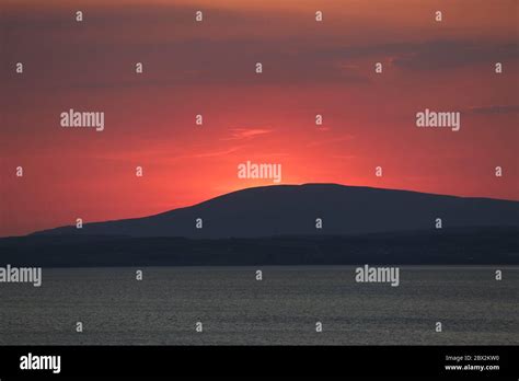 Morecambe Bay sunset Stock Photo - Alamy