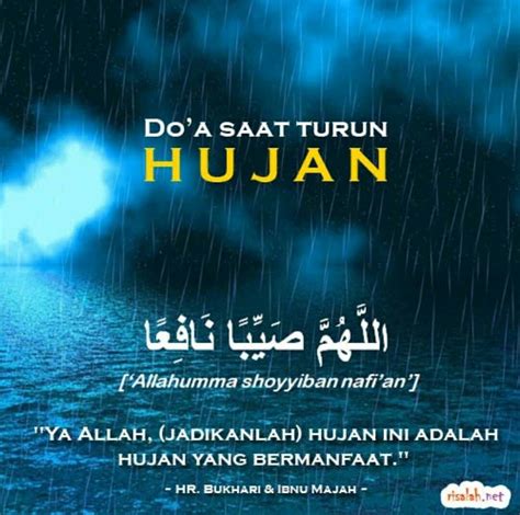 Doa Turun Hujan Arab Dan Artinya at Doa