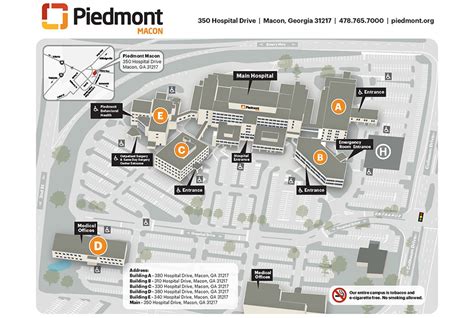 Piedmont Health Campus Map