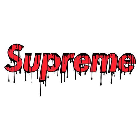 Supreme Brand Logo Drip SVG, Logo SVG, svg files, svg cricut - Inspire ...