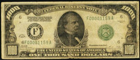 Value of Old $1,000 Bills? | $1,000 Bill Price Guide - Old Money Prices