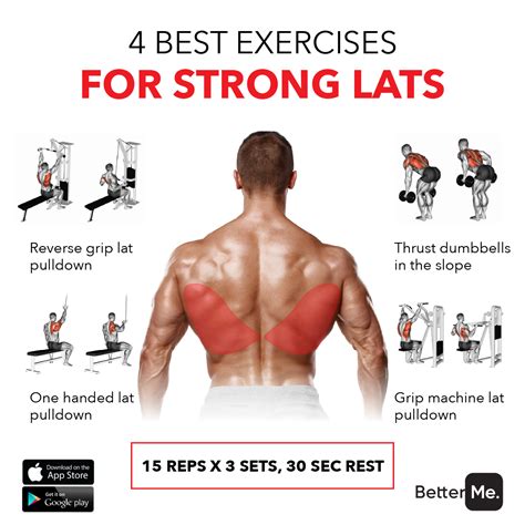 How To Get Big Lats And Develop A Rippling Back | Lat workout, Gym ...