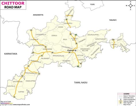 Chittoor Road Map