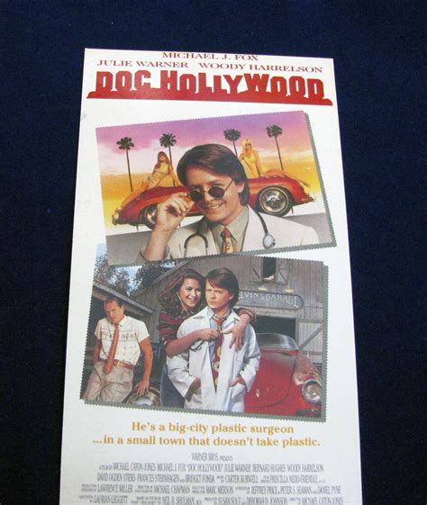 DOC HOLLYWOOD 1991 Repurposed Original VHS Sleeve To Unique | Etsy