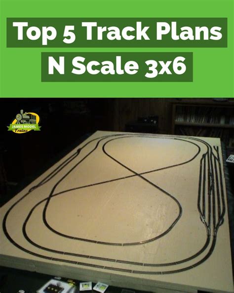 Top 5 N Scale 3x6 Track Plans | Model trains, How to plan, N scale