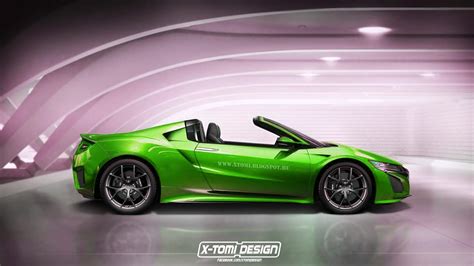 2016 Acura NSX Targa Rendered: Makes Sense Historically - autoevolution