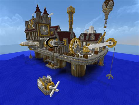 Minecraft - Steampunk City by Virenth on DeviantArt