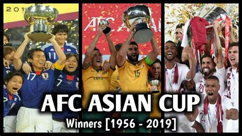 AFC Asian Cup Winners [1956 - 2019] - YouTube