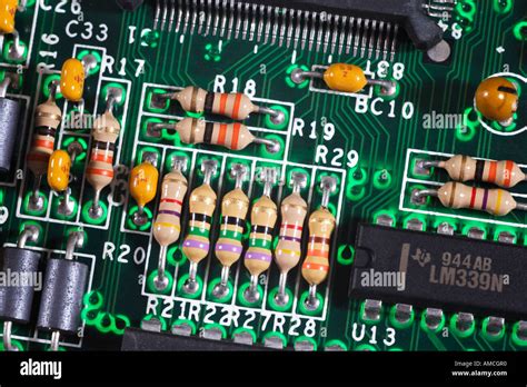 Resistors on Circuit Board Stock Photo, Royalty Free Image: 8697967 - Alamy