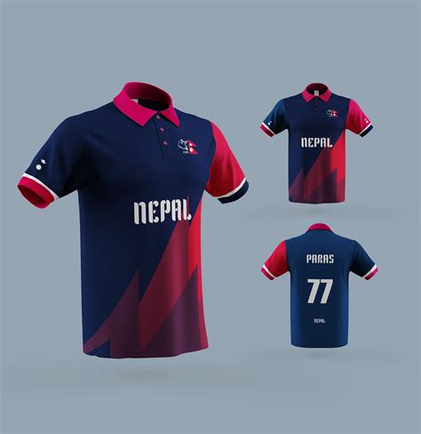 Nepal Cricket Jersey Concepts on Behance