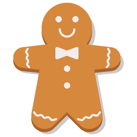 Gingerbread Man Outline Free Printable