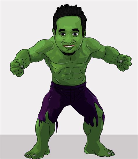 incredible HULK #marvel #cartoon #funny #vector #photoshop