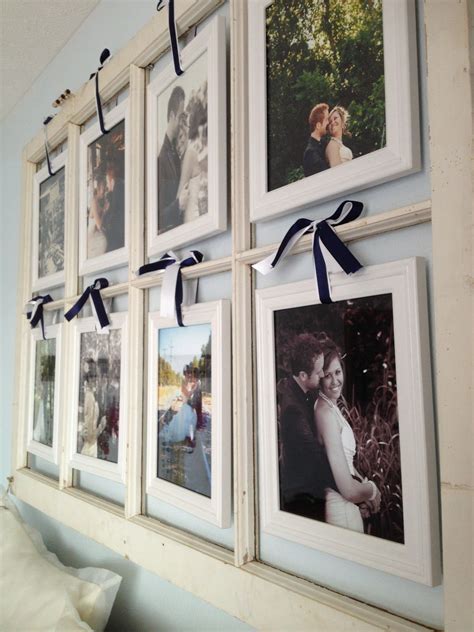 Nesting on a Budget: Window Frame Picture Display | Window frame ...