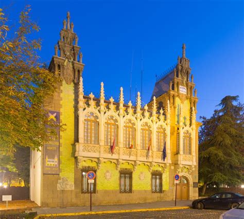 Evening View of Knife Museum in Albacete Stock Photo - Image of museum ...