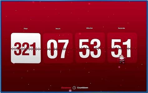 New year countdown and clock screensaver - Download free