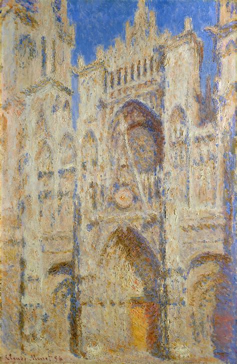 Rouen Cathedral, Portal in the Sun, 1894 - Claude Monet - WikiArt.org