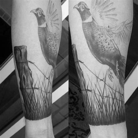 40 Pheasant Tattoo Designs For Men - Bird Ink Ideas