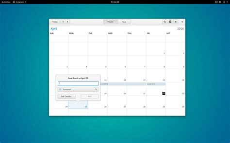 GNOME Calendar Pencils In Great New Features - OMG! Ubuntu