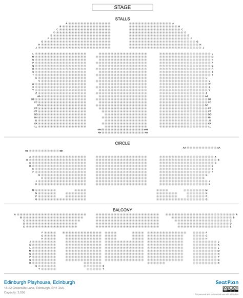 Edinburgh Playhouse Seating Plan & Seat View Photos | SeatPlan