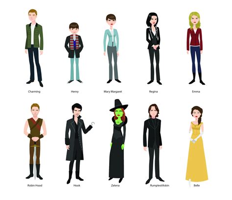 10 Once Upon a Time Characters - Etsy