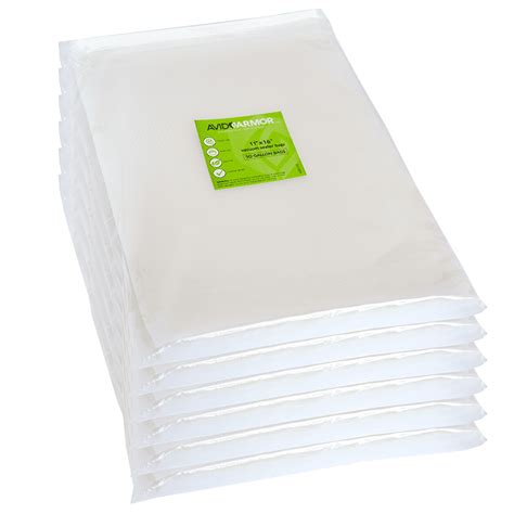 Avid Armor 300 Gallon 11x16 Heavy Duty Embossed Vacuum Sealer Bags Food ...