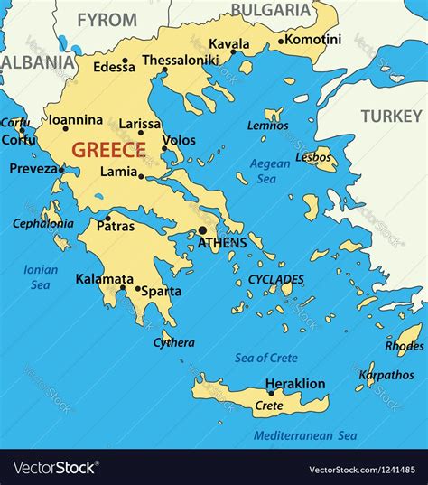 map of Greece. Download a Free Preview or High Quality Adobe ...