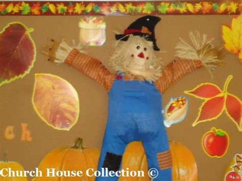 Fall Scarecrow Bulletin Board Idea For Sunday School