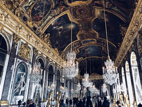 Hall of mirrors at the Palace of Versailles #hall #mirrors # ...