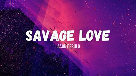 Jason Derulo - Savage Love (instrumental w/ lyrics) - YouTube