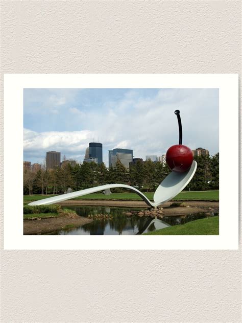 "Spoon & Cherry Sculpture" Art Print by tvlgoddess | Redbubble