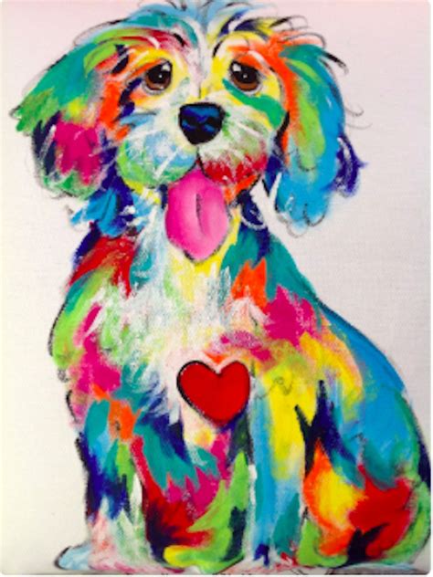 Bestselling Whimsical Dog Art, Giclee on Canvas, Custom Pet Portraits ...