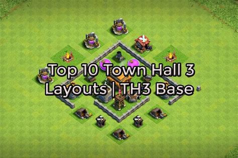 Top 10 Town Hall 3 Layouts | TH3 Base | Clash of Clans 2023. Useful for ...