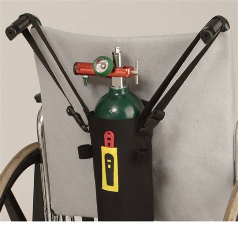 TO2TE E Size Oxygen Tank Bag Walkers & Wheelchairs : oxygen cylinder holder