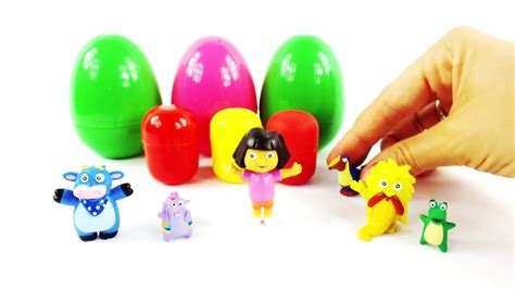 Dora The Explorer toys & Surprise Egg unboxing - YouTube