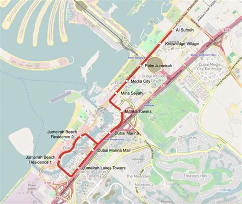 List of Dubai Tram Stations and Map Guide | Dubai OFW