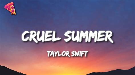 Taylor Swift - Cruel Summer - YouTube Music