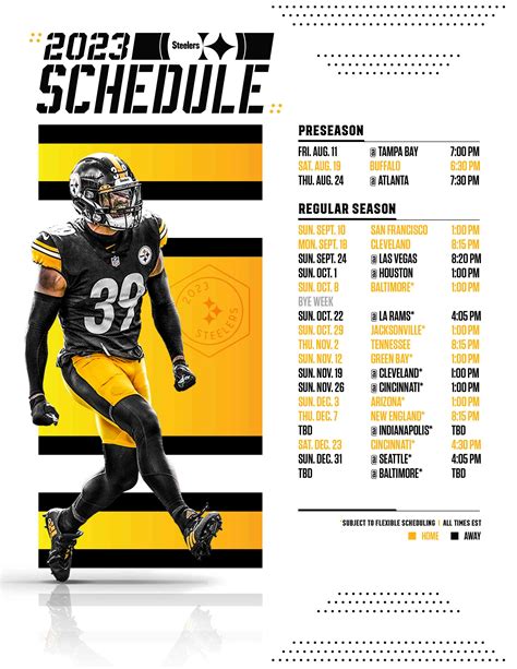 Terence Sutton Berita: Steelers Schedule 2023 To 2024