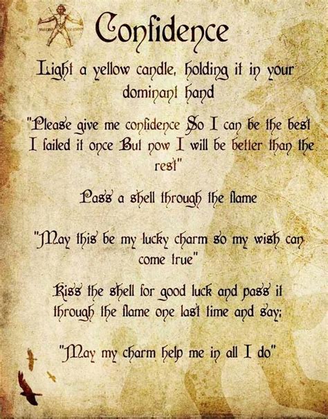 Magick Spells: Confidence #Spell. Witchcraft Spell Books, Wiccan Spell ...