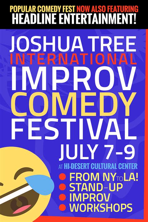 International Improv/Comedy Festival | July 7-9 – Hi-Desert Cultural Center