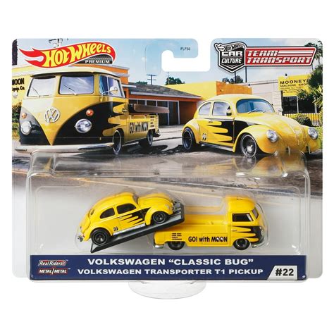 Hot Wheels Volkswagen "Classic Bug & Volkswagen Transporter T1 Pickup 1 ...