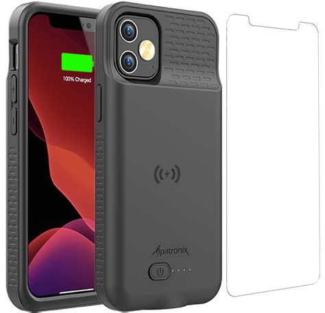 Alpatronix Battery Case for iPhone 12 mini, 4200mAh Slim Wireless ...