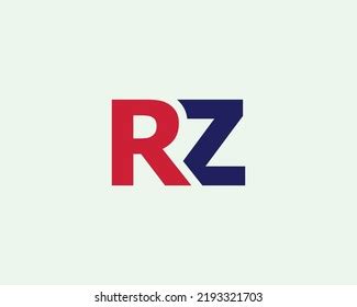 Rz Logo Design Vector Template Stock Vector (Royalty Free) 2193321703 ...