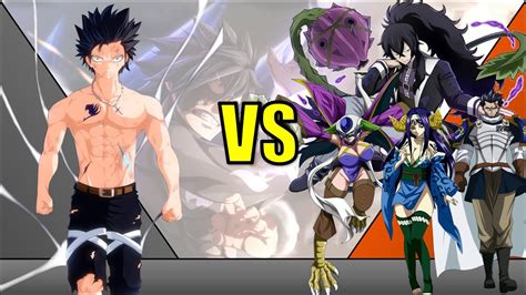 GRAY vs TARTAROS Members (Anime) | Fairy Tail Power Levels - YouTube