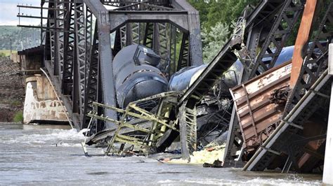 Montana: Train carrying hazardous material falls into river after ...