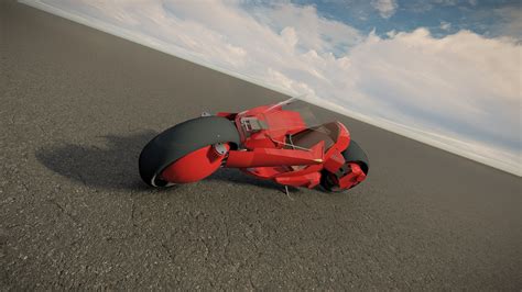 Sci-Fi Motorcycle 3D Model by AlphaGroup