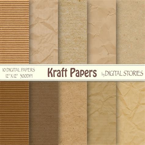 Brown Kraft Paper - Etsy