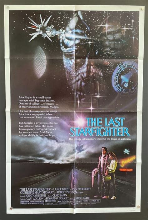 The Last Starfighter (1984) – Original One Sheet Movie Poster ...