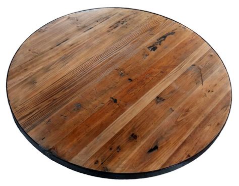 The Rustic Prairie Round Table Top | Reclaimed wood table top, Round ...